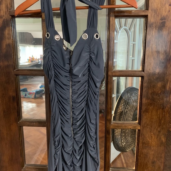 Sexy form fitting halter dress. Very stretchy. - Picture 2 of 5